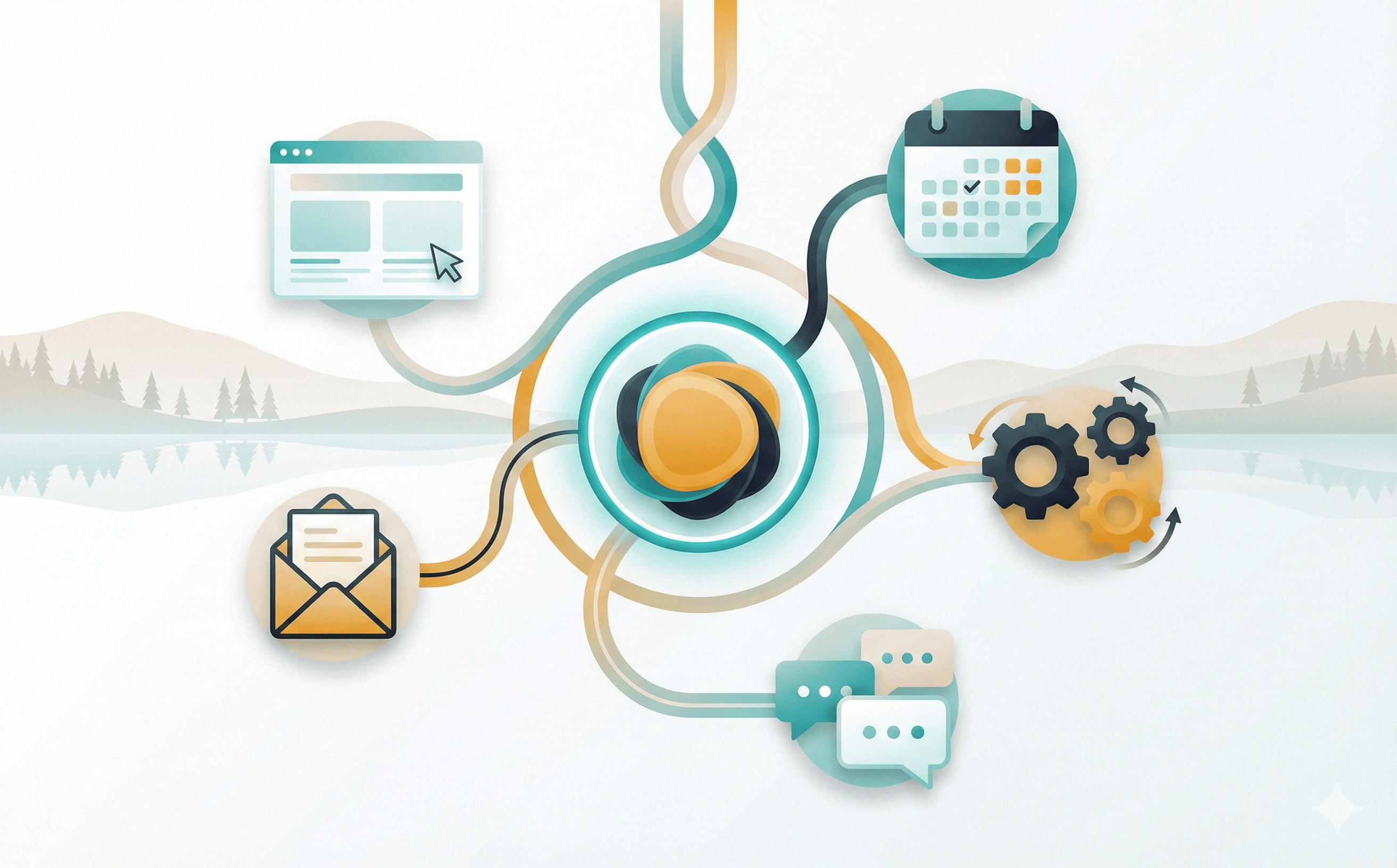 Interconnected digital system being organized by a central solutionist